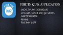 Achievements: Fortin Quiz Game