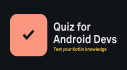 Achievements: Quiz for Android Devs