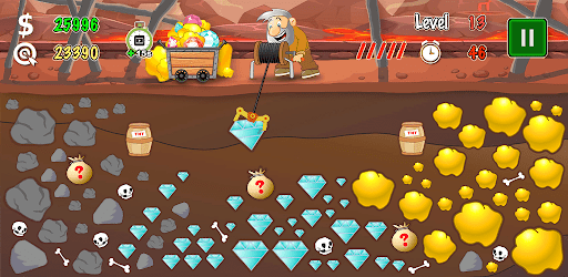 Diggy: Gold Rush - Play online at Coolmath Games, gold digging game 
