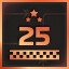 Complete 25 corridas.