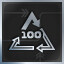 Complete 100 voltas limpas.